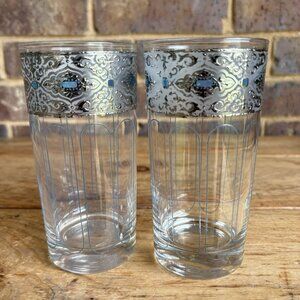 Set of 2 Vintage Culver Sorrento Highball Glasses Tumblers READ